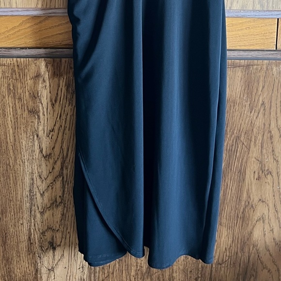 Vintage Lauren by Ralph Lauren Black Faux Wrap Dress - Picture 5 of 8